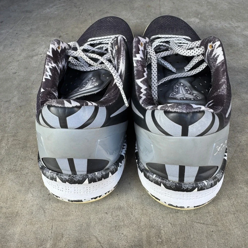 Nike Kobe 8 System BHM Philippines Men 10 Gray Geometric 583659-001 Sneaker Shoe